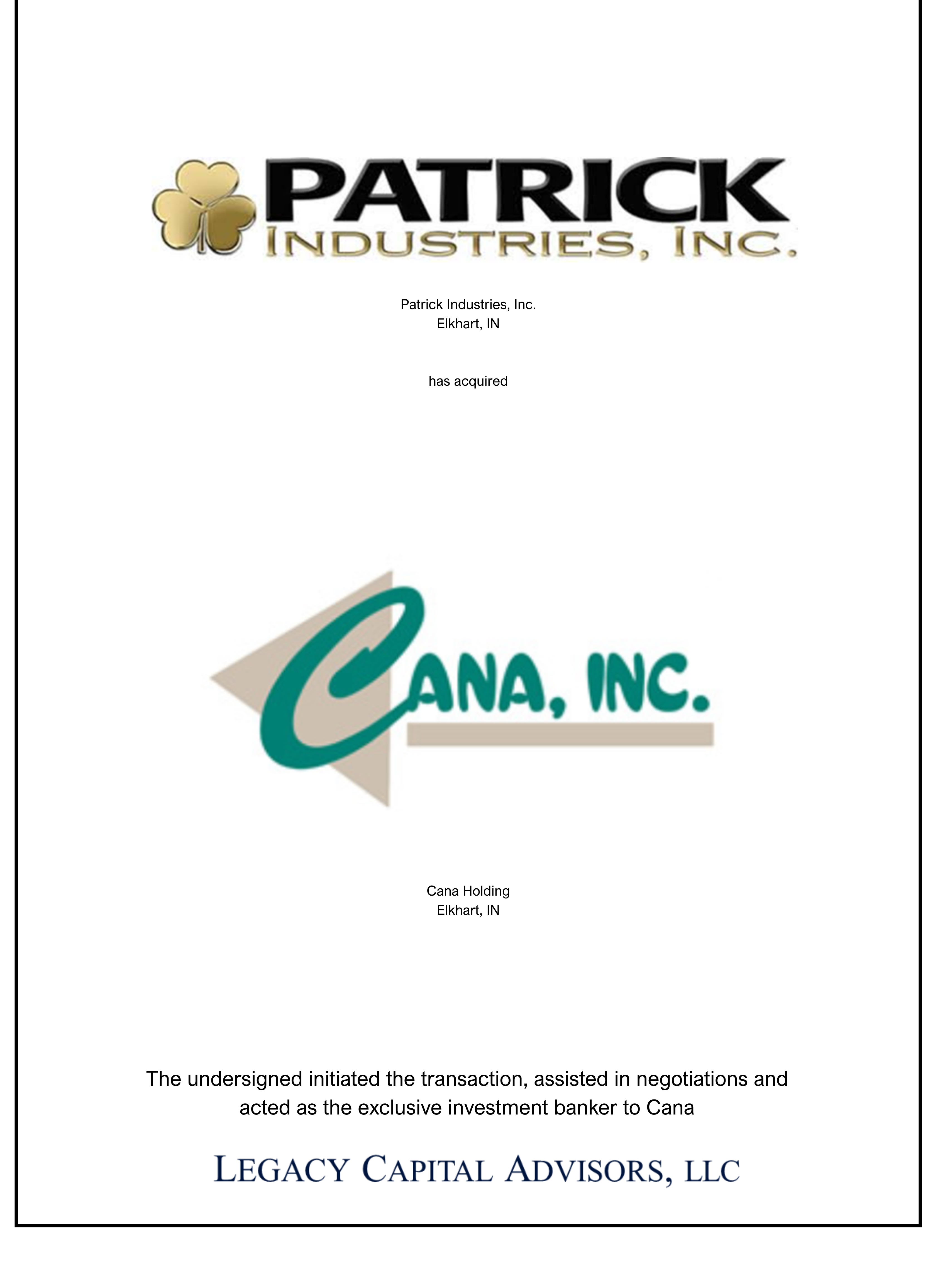 Cana transaction tombstone