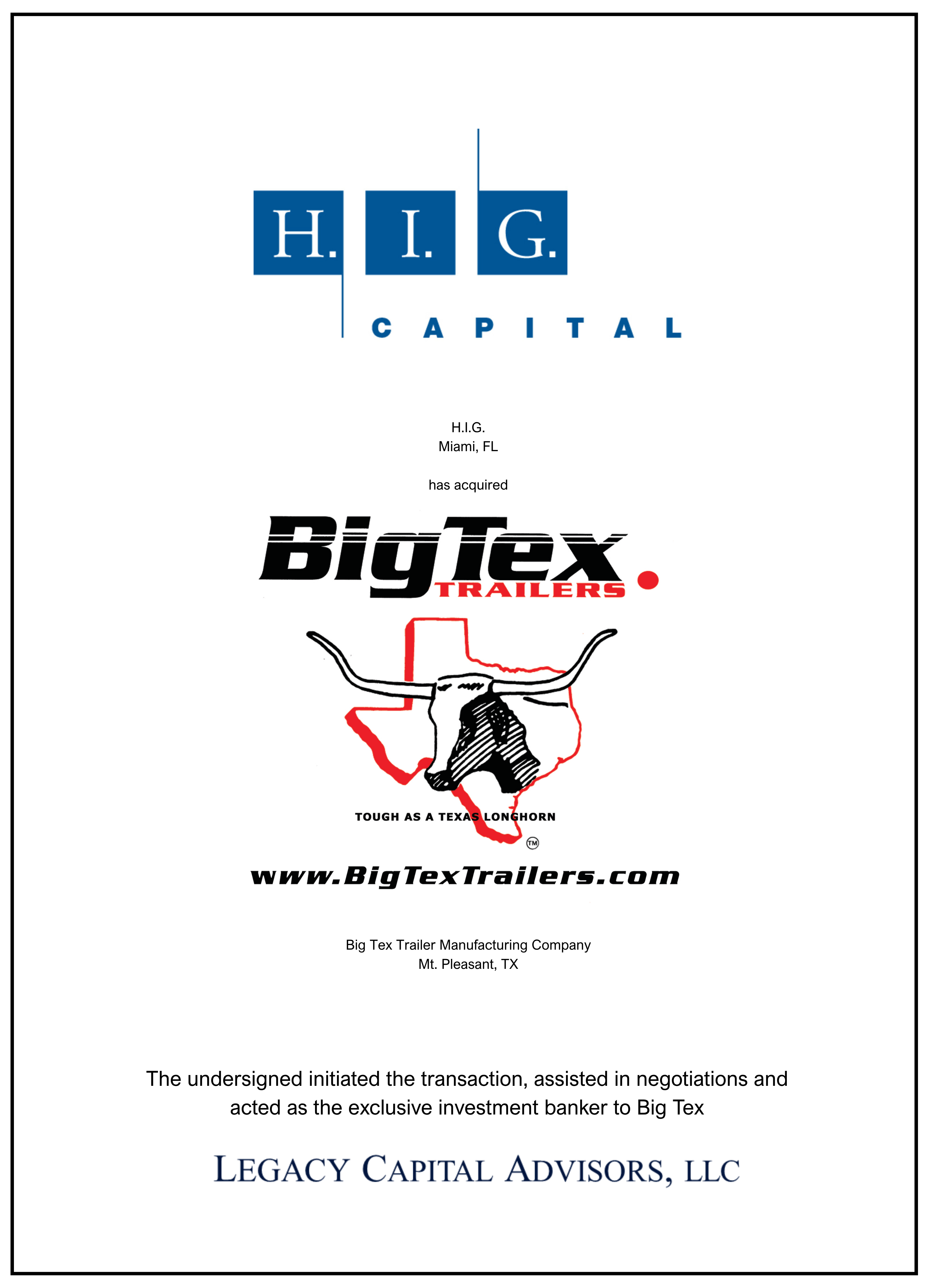 BigTex transaction tombstone